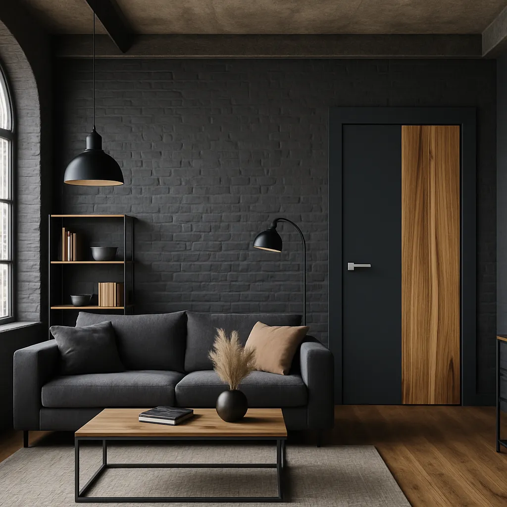 mizhkimnatni dveri estetdoors forest 3 ral7016 shpon naturalnyy farba