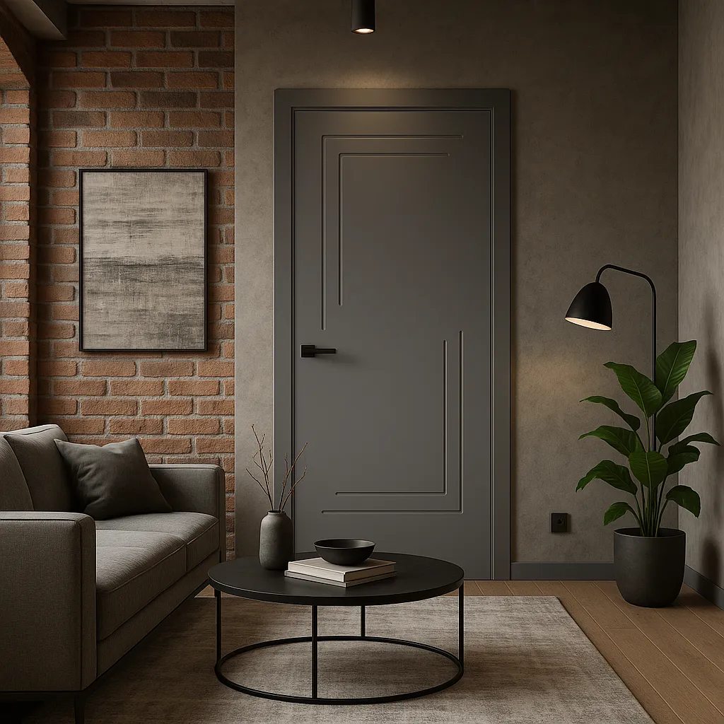 mizhkimnatni dveri maxi parallel sira emal hlukhi farba