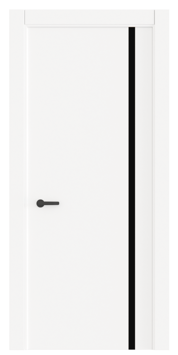 Кімнатні двері maxi molding 1В полотно з вертикальним алюмінієвим молдингом фарбовані Кімнатні двері maxi molding 1В полотно з вертикальним алюмінієвим молдингом фарбовані