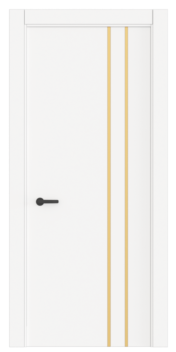 Кімнатні двері maxi molding 2В полотно з вертикальним алюмінієвим молдингом фарбовані Кімнатні двері maxi molding 2В полотно з вертикальним алюмінієвим молдингом фарбовані