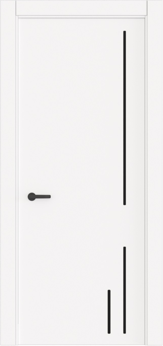 Кімнатні двері maxi molding new з вертикальними алюмінієвими молдингами фарбовані Кімнатні двері maxi molding new з вертикальними алюмінієвими молдингами фарбовані