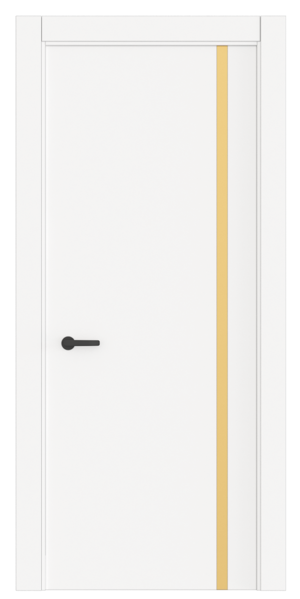 Кімнатні двері maxi molding 1В полотно з вертикальним алюмінієвим молдингом фарбовані Кімнатні двері maxi molding 1В полотно з вертикальним алюмінієвим молдингом фарбовані