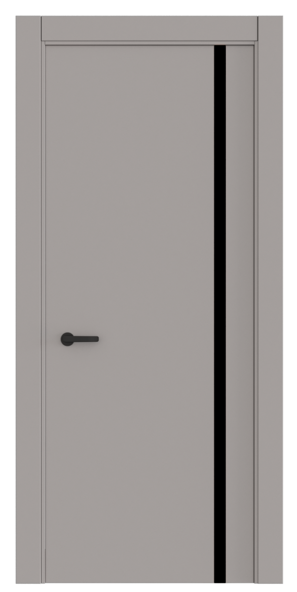 Кімнатні двері maxi molding 1В полотно з вертикальним алюмінієвим молдингом фарбовані Кімнатні двері maxi molding 1В полотно з вертикальним алюмінієвим молдингом фарбовані